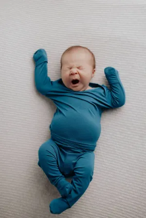 Blue Newborn Jammies