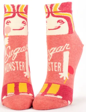 BlueQ Women's Ankle Socks "Sugar Monster"