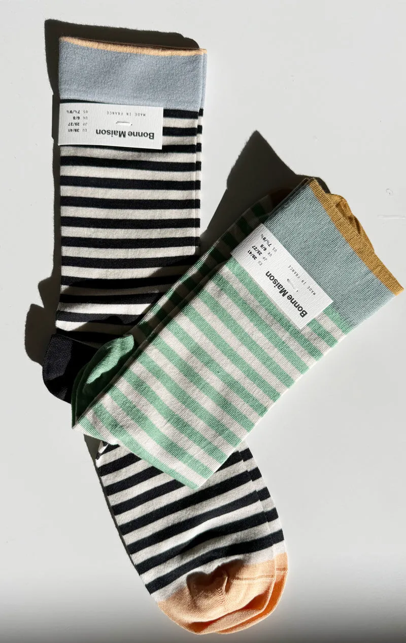 Bonne Maison Stripe Socks