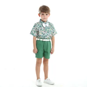 Boys Floral Sets - Green
