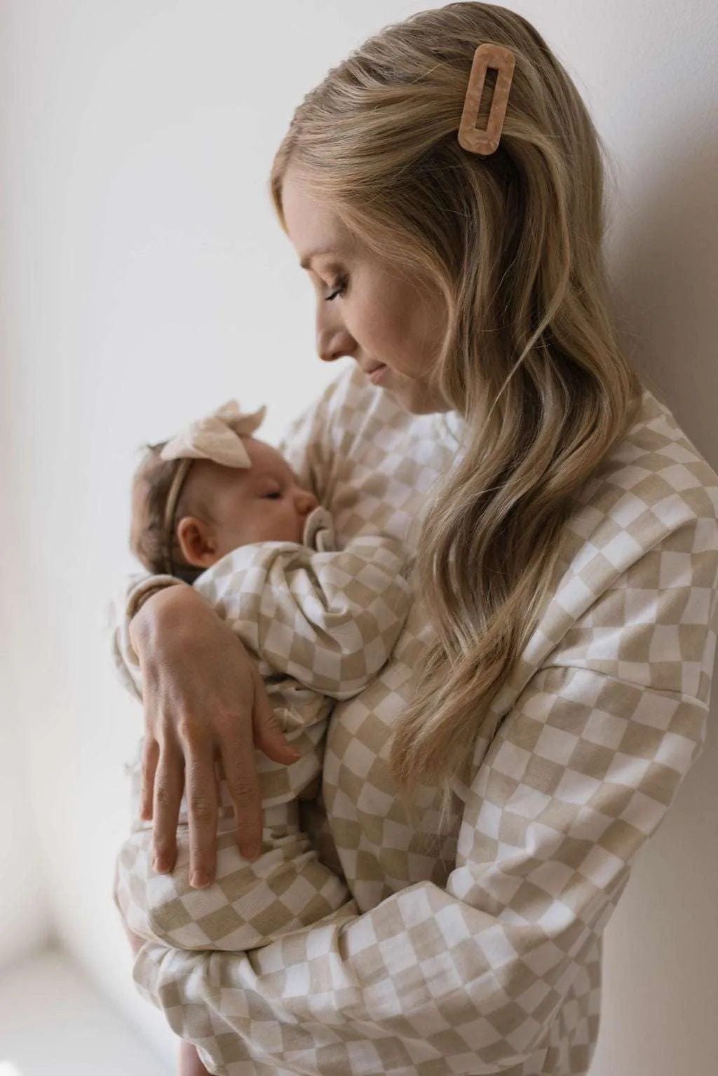 Chai Checkerboard | Children's Long Sleeve Short Set