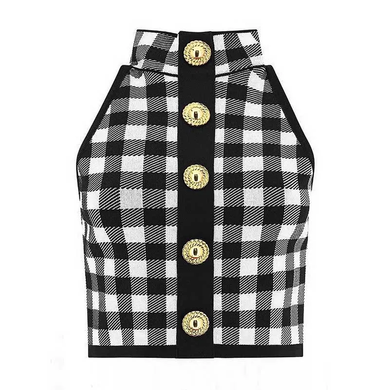 Checked Suit Chic Knit Crop Top Short Skirt Cardigan Coat Mini Dress Set