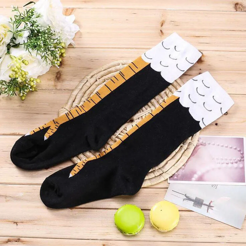 Chicken Legs High Knee Ladies' Socks