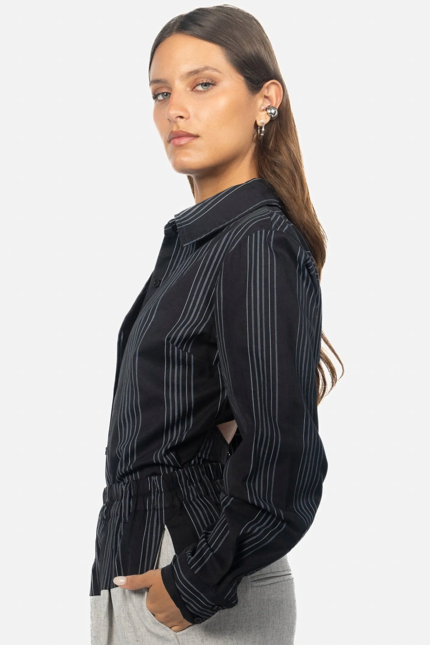 CHLOE PINSTRIPE SHIRT