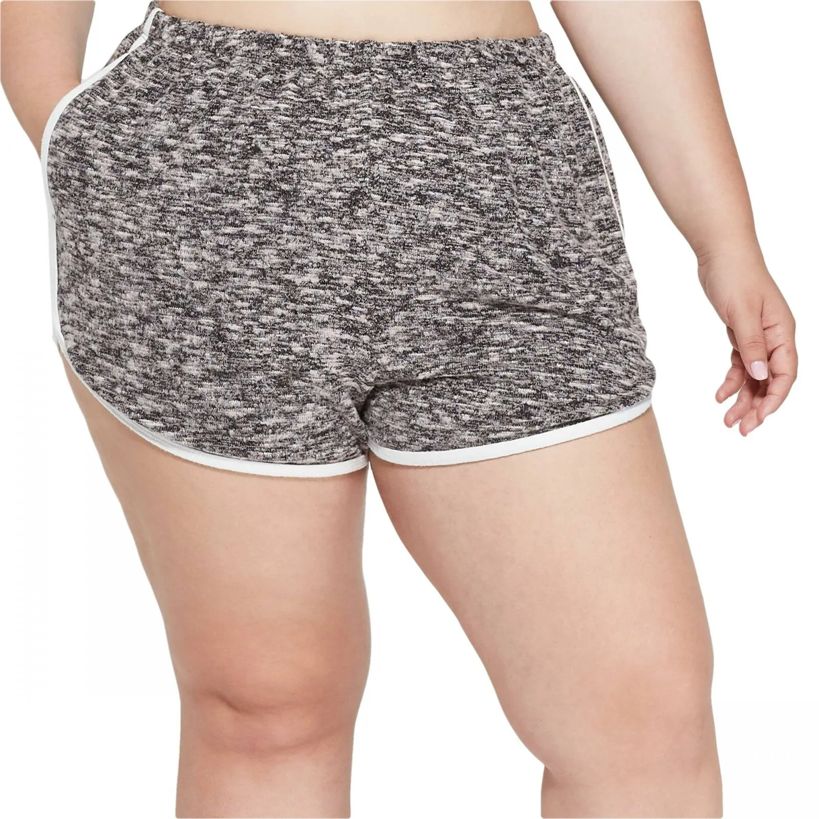Colsie Women's Plus Size Cozy Dolphin Lounge Shorts
