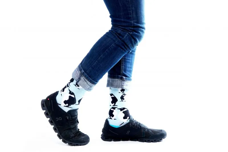 Cotton and Recycled Plastic Socks