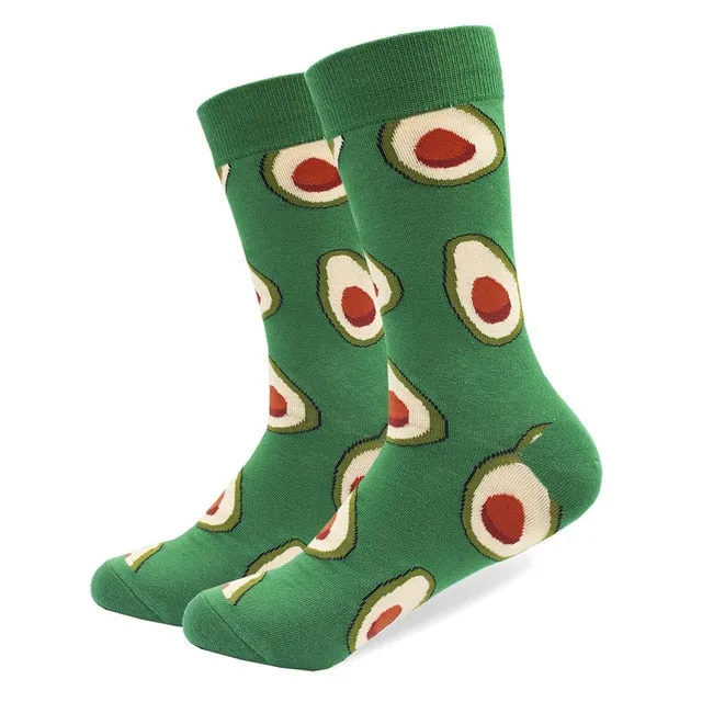 Cotton Colored Multi Pattern Skateboard Sock
