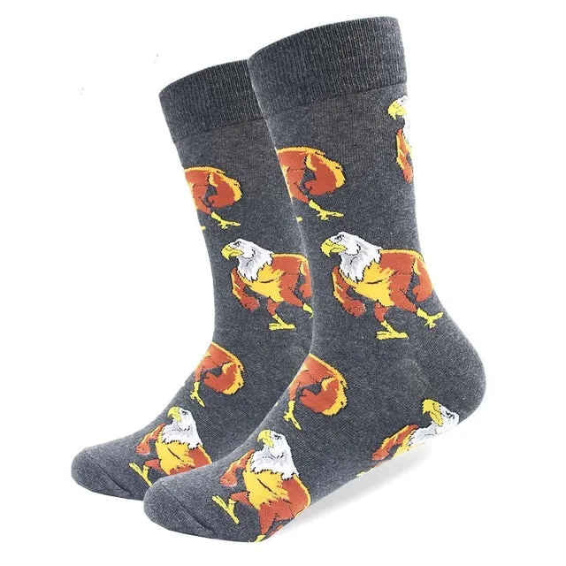 Cotton Colored Multi Pattern Skateboard Sock