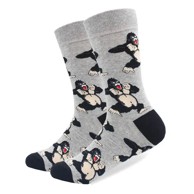 Cotton Colored Multi Pattern Skateboard Sock