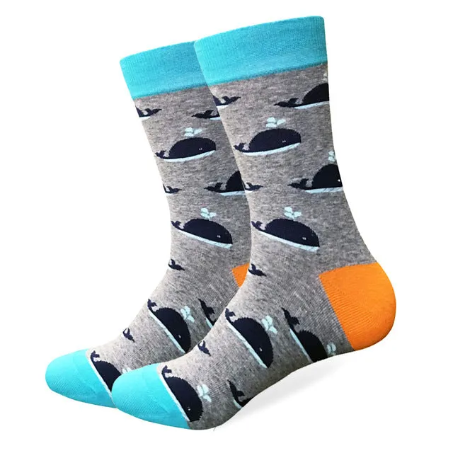 Cotton Colored Multi Pattern Skateboard Sock