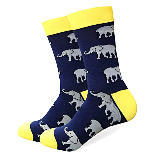 Cotton Colored Multi Pattern Skateboard Sock