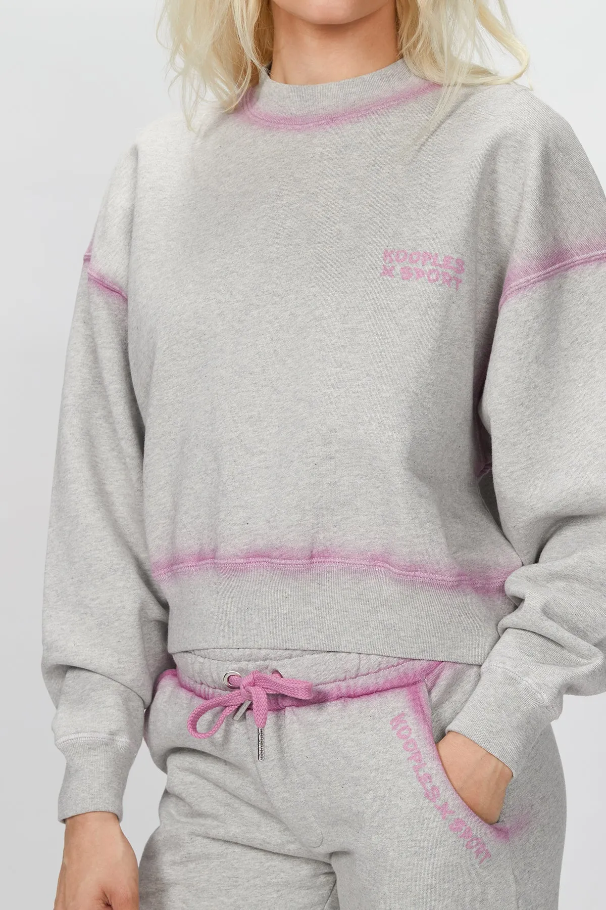 COTTON-JERSEY CREWNECK SWEATSHIRT