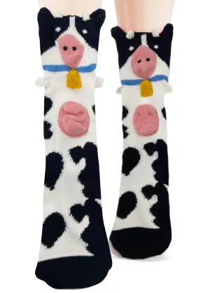 Cow 3D Women's Socks