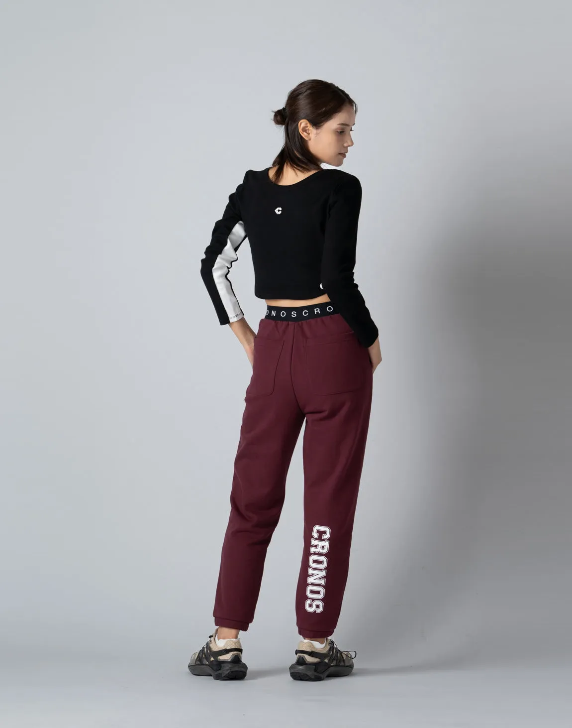 CRONOS WOMEN 2WAY LONG SLEEVE【BLACK】