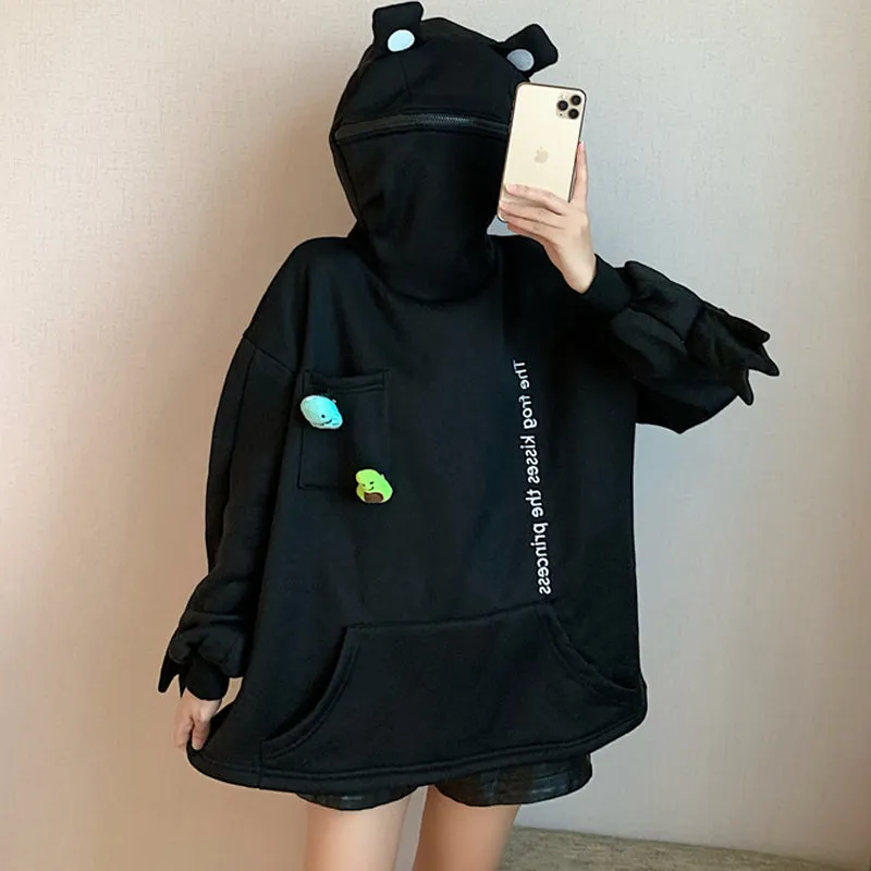 Cute Frog Long Sleeve Top YC24486