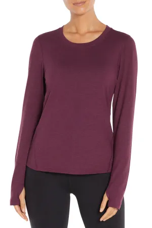 Dana Long Sleeve Top (H. Potent Purple)