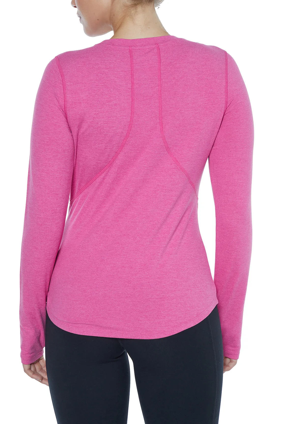 Dana Long Sleeve Top (H. Rose Violet)