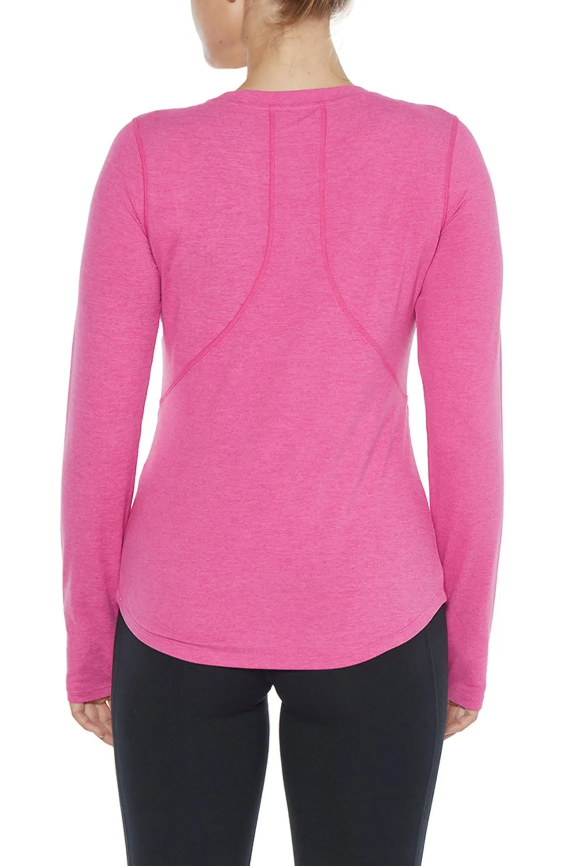 Dana Long Sleeve Top (H. Rose Violet)