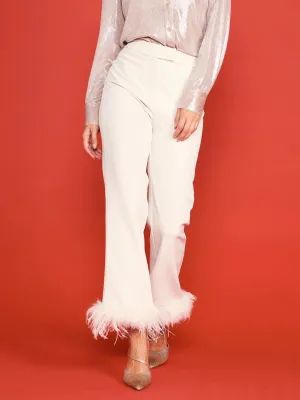 Detachable Feather Pant