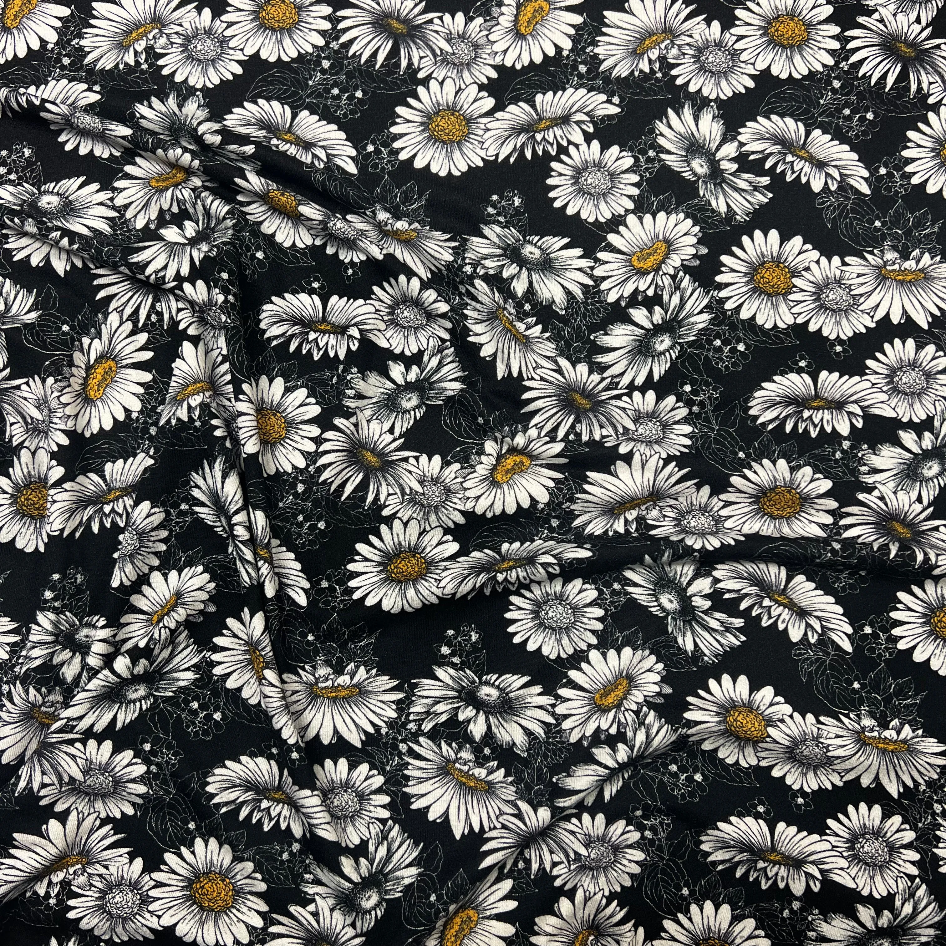 Diasy Blooms Viscose Jersey