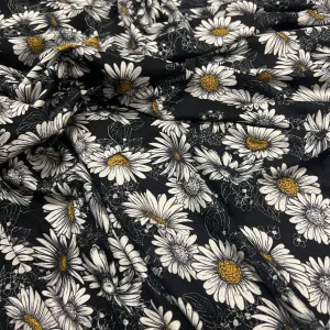Diasy Blooms Viscose Jersey