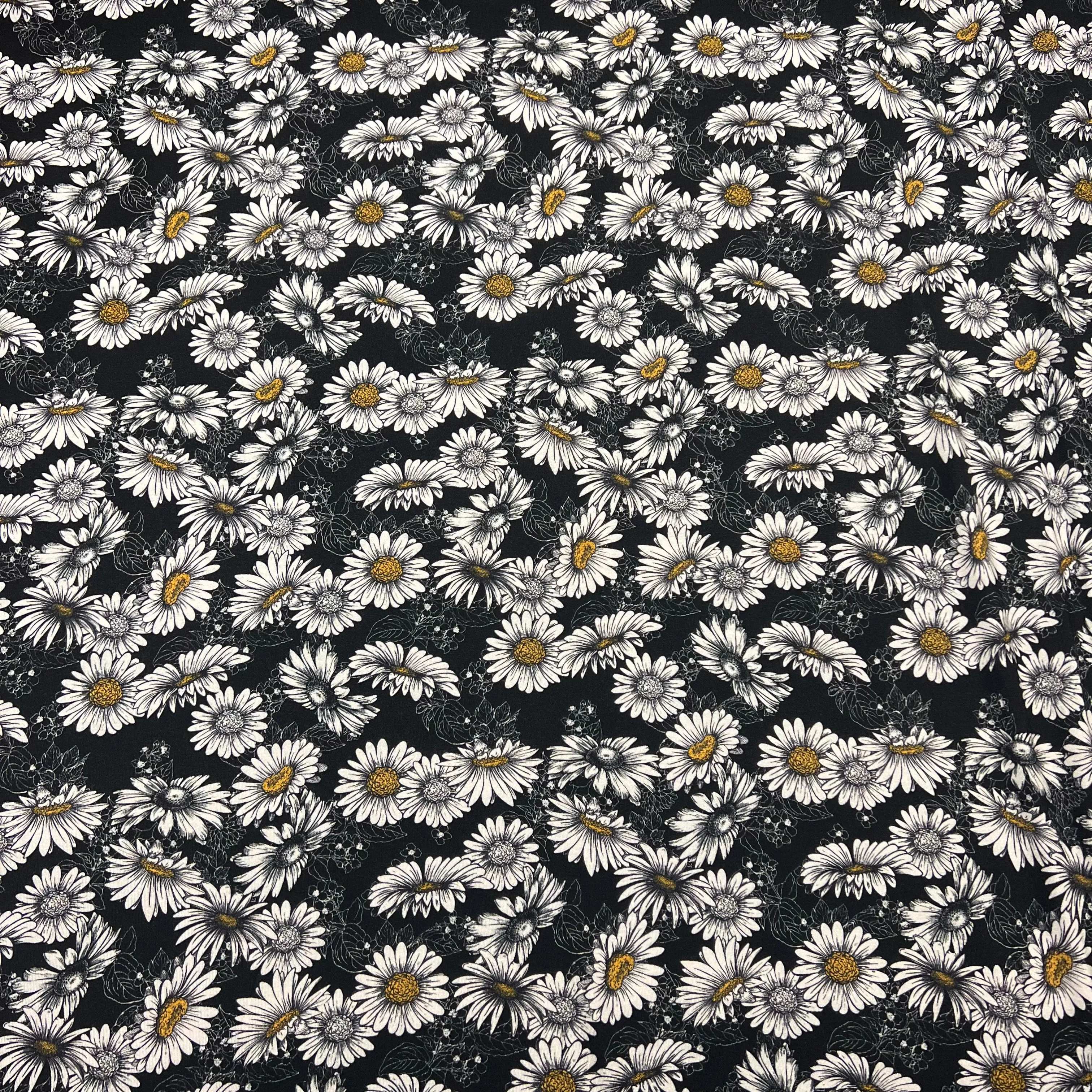 Diasy Blooms Viscose Jersey