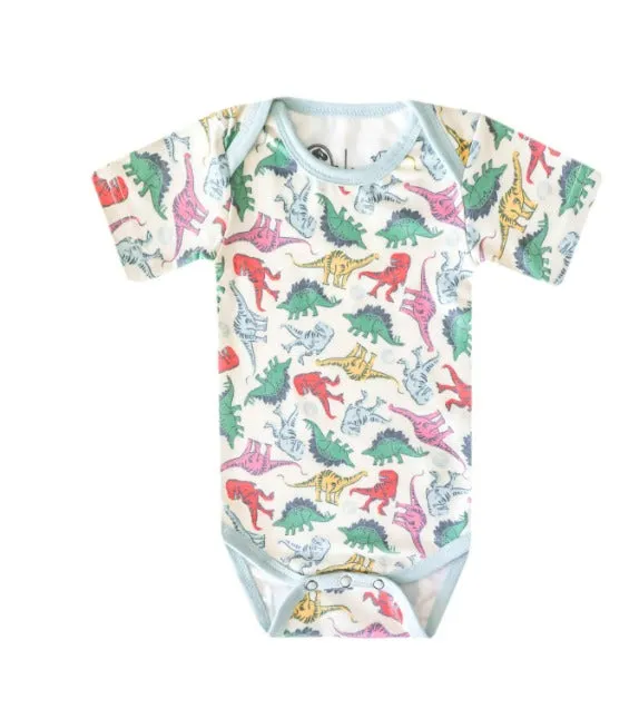 Dinosaurs of Jurassic Park Short Sleeve Bodysuit