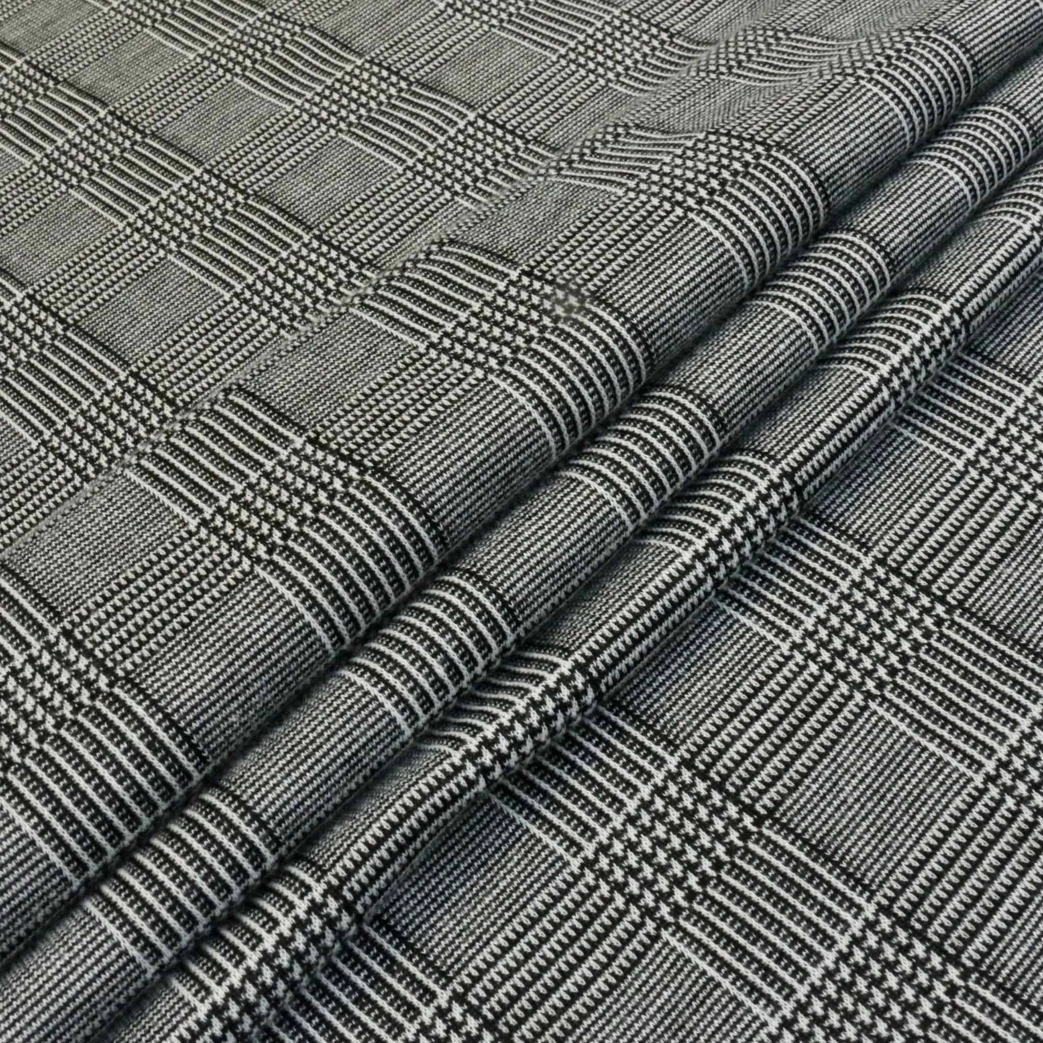 Double Knit Jersey Fabric - Grey