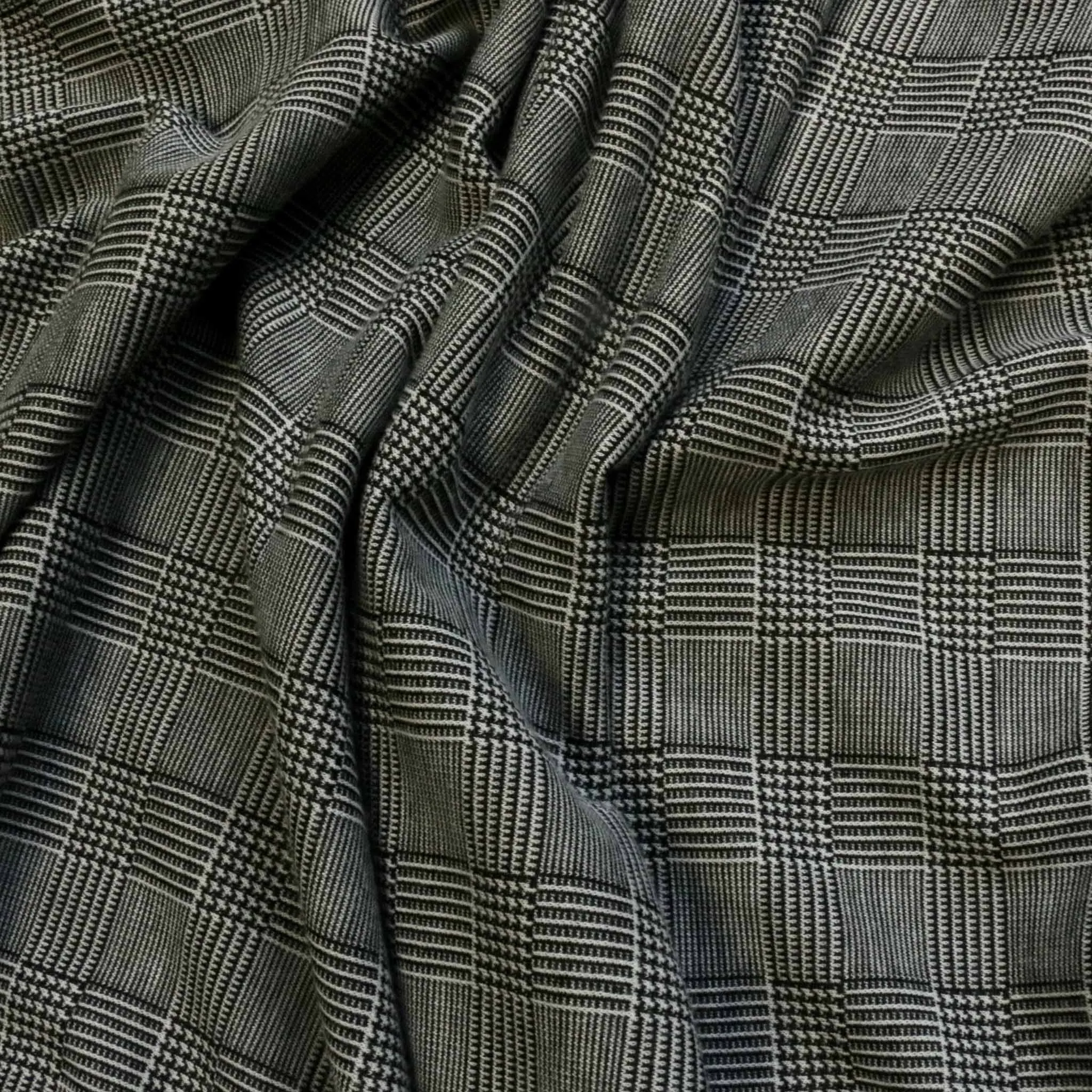 Double Knit Jersey Fabric - Grey