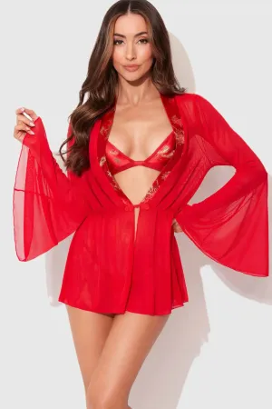 Dragon 3 Piece Robe Set