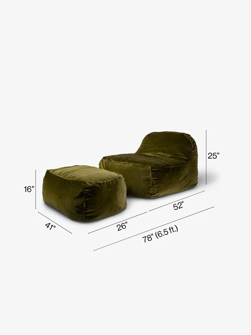 Dune Lounge Chair Performance Fabric - Mocha