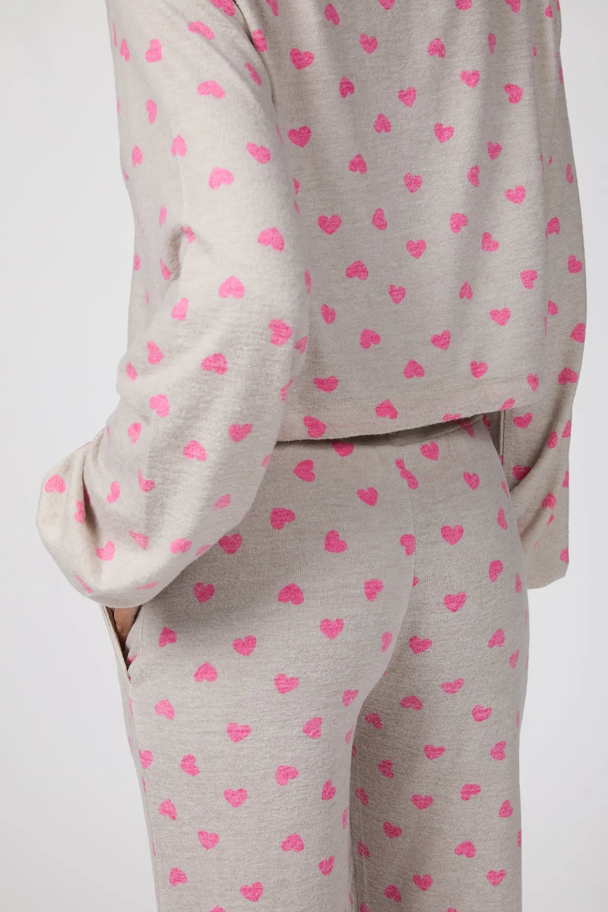 DYLAN HEART-PRINT SWEATSHIRT