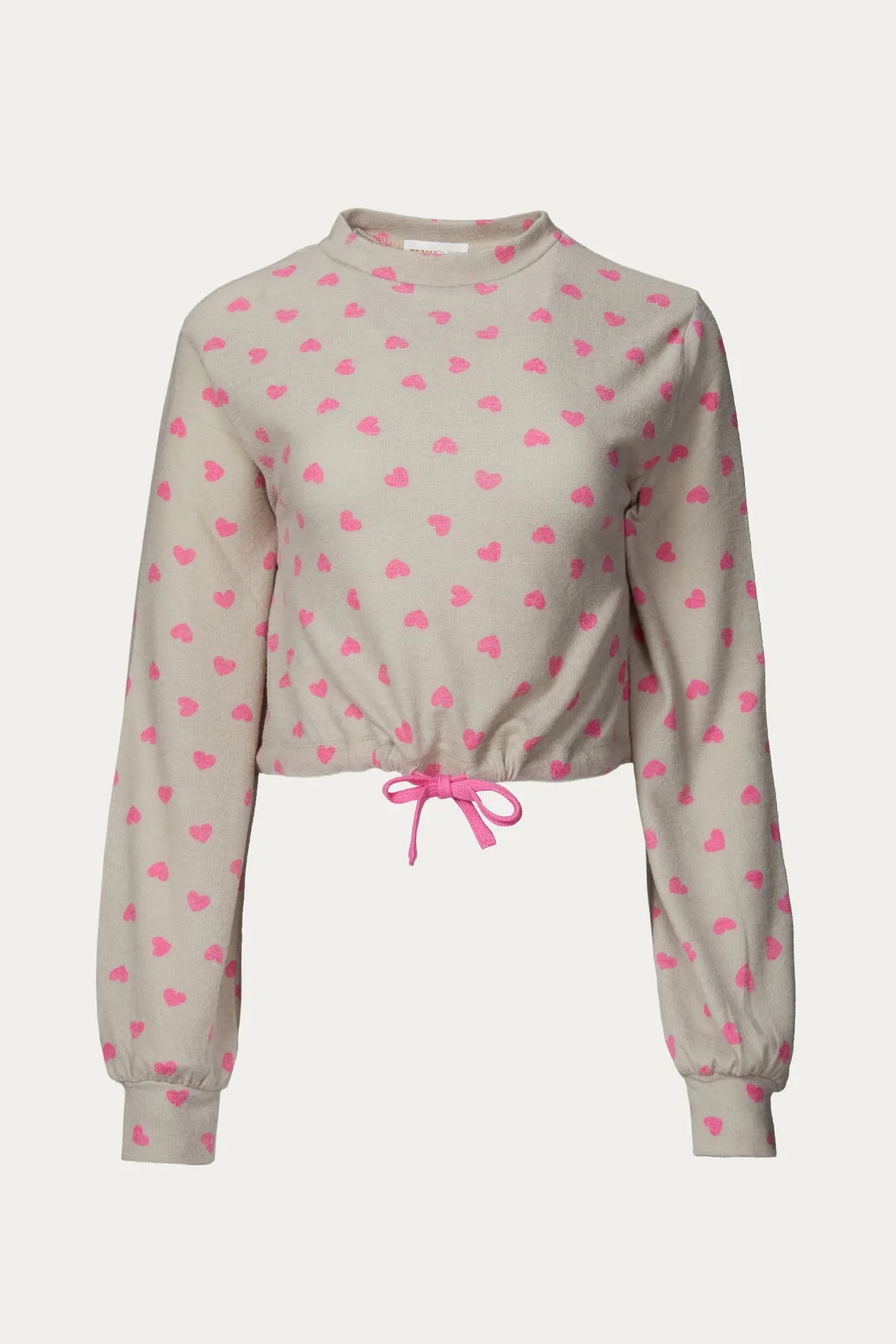 DYLAN HEART-PRINT SWEATSHIRT