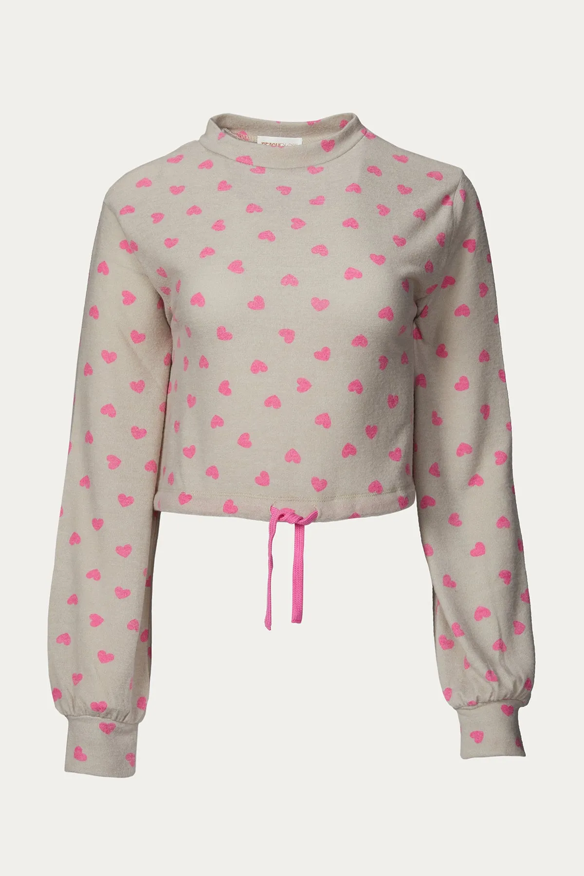 DYLAN HEART-PRINT SWEATSHIRT