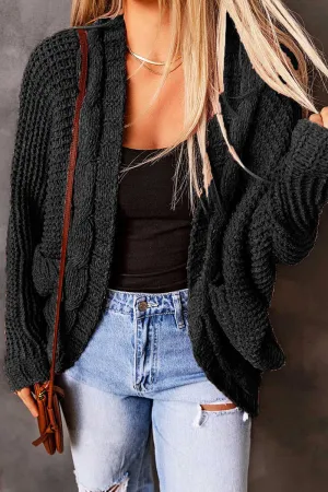 Elegant Solid Pocket Solid Color Cardigan Collar Tops