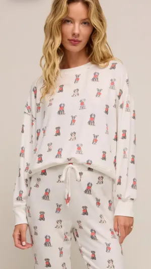 Elle Puppy Love LS Top
