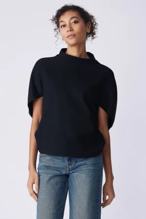Elsa Cape Top - Black