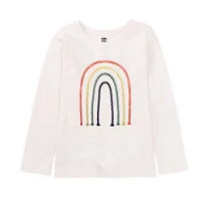 Embroidered Rainbow Tee