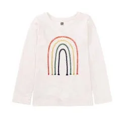 Embroidered Rainbow Tee