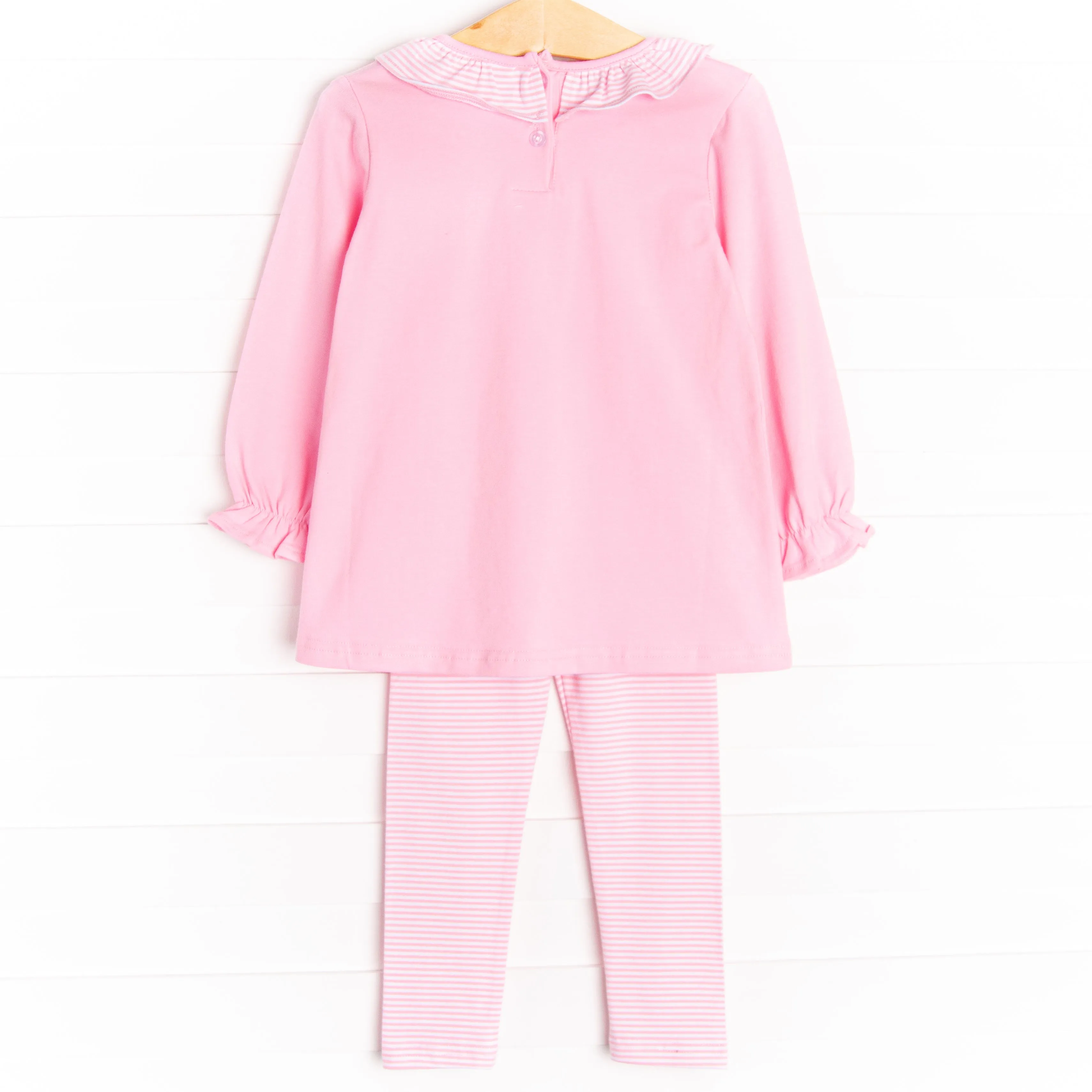 Emory Legging Set, Pink Stripe
