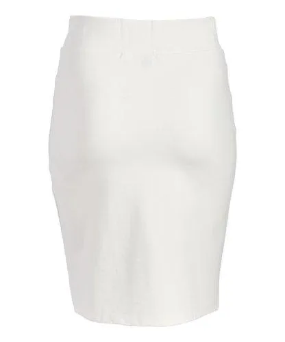 English Italian Half Button V-Skirt