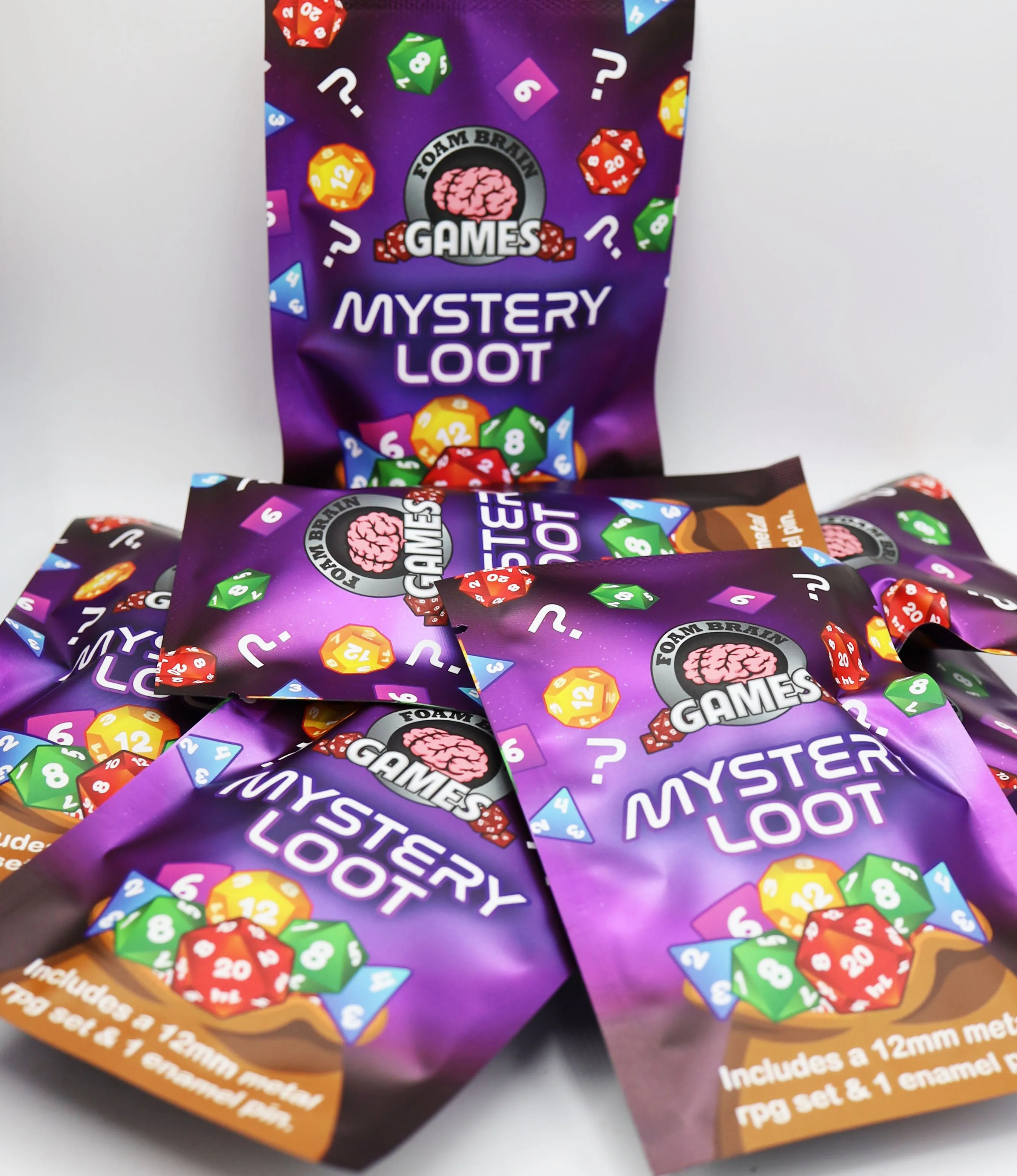 Epic Mystery Loot: Mini Metal RPG Set   Enamel Pin