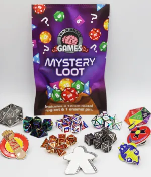 Epic Mystery Loot: Mini Metal RPG Set   Enamel Pin