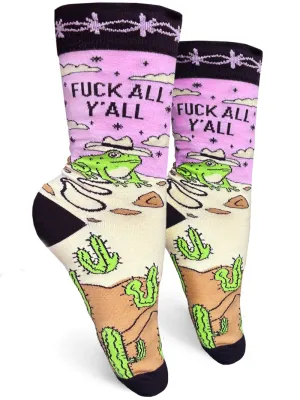 F All Y'all Womens Crew Socks