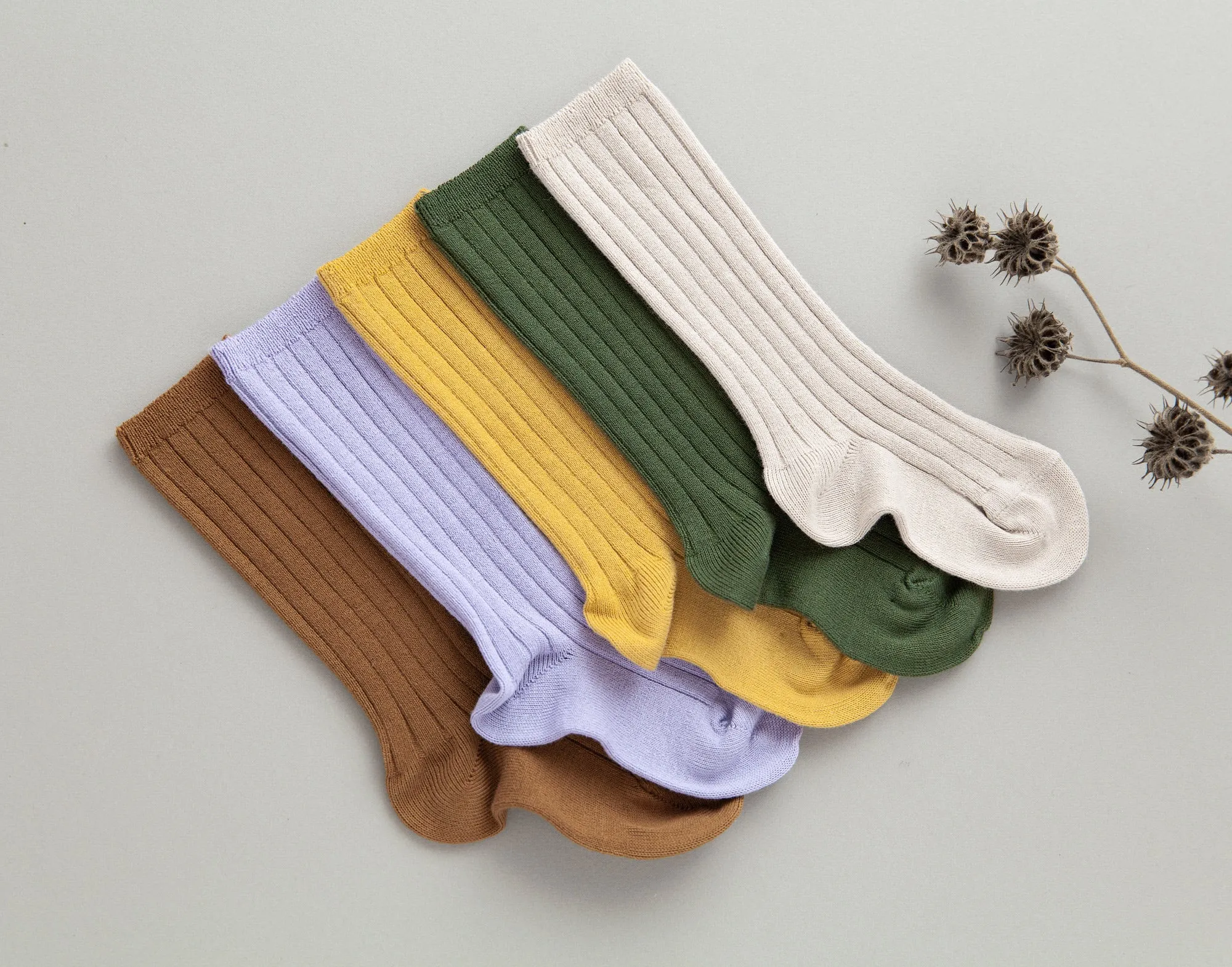Fall Ribbed Knee Socks Bundle