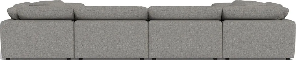 Fluffy 4 Corner U Sectional