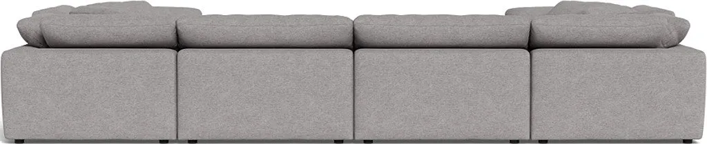 Fluffy 4 Corner U Sectional