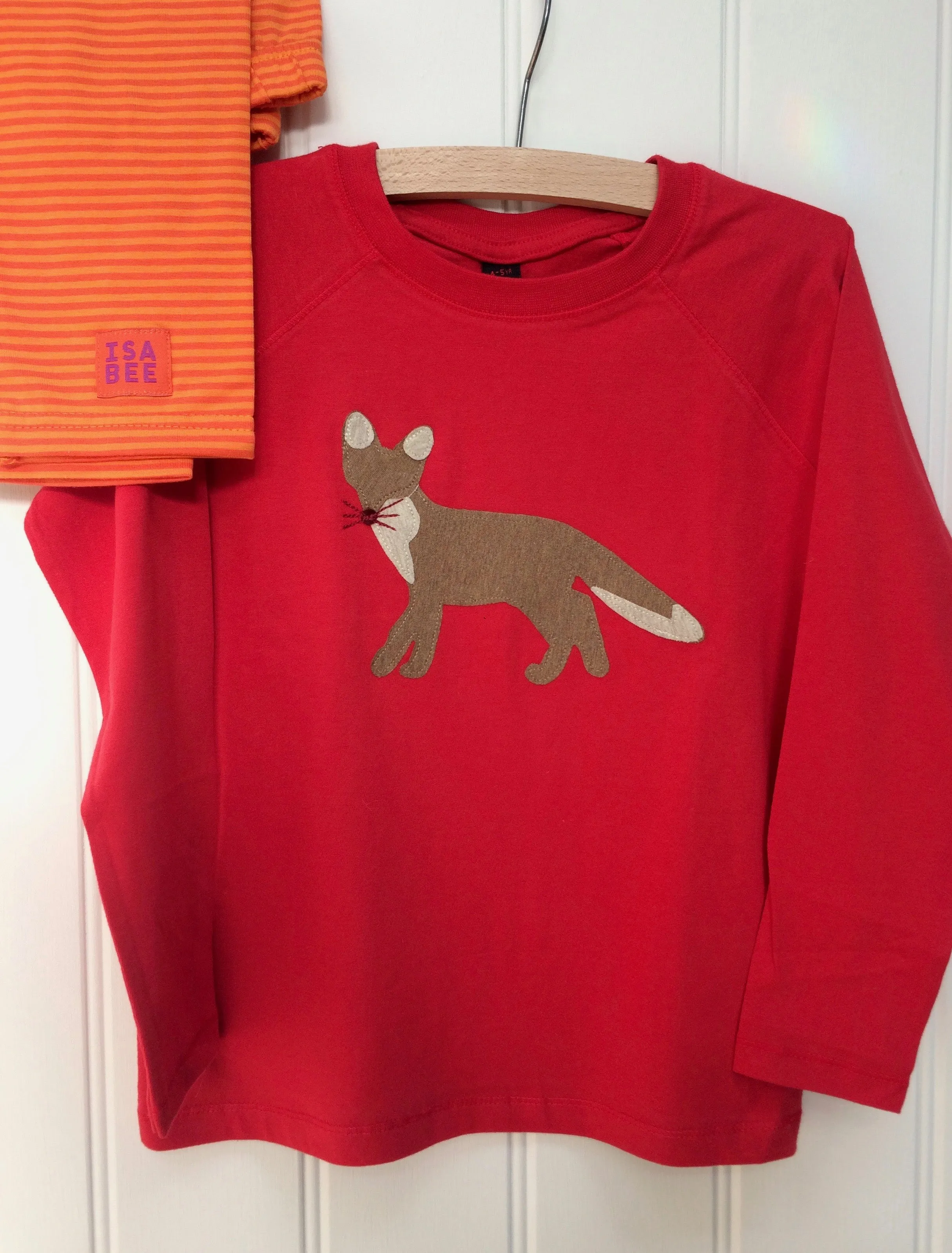 Fox - Long Sleeved T-shirt - Red