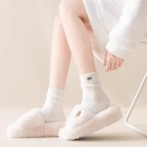 Fun Solid Color Eye Socks
