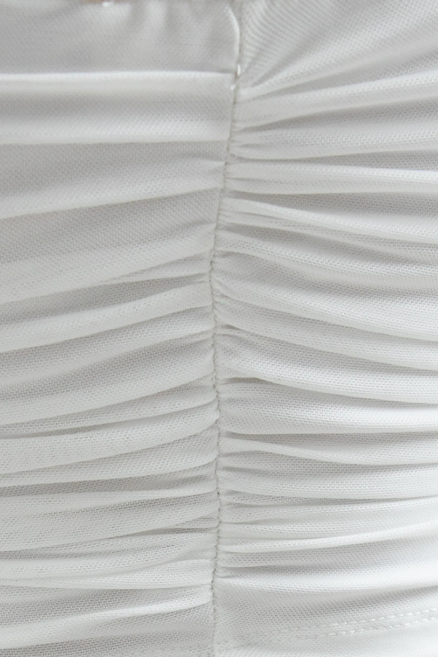 GEMMA LONG SLEEVE CROP TOP - White
